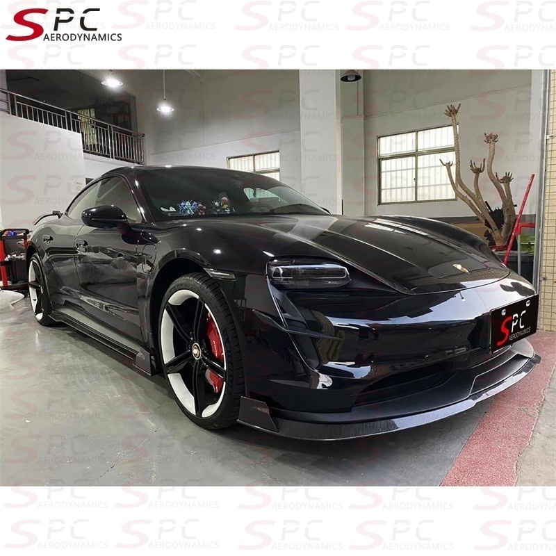 SPC Aerodynamic Body Kit For Porsche Taycan 2018-2022 Carbon Fiber Tuning Body Kit For All New Taycan Carbon Fiber Spoiler Kit