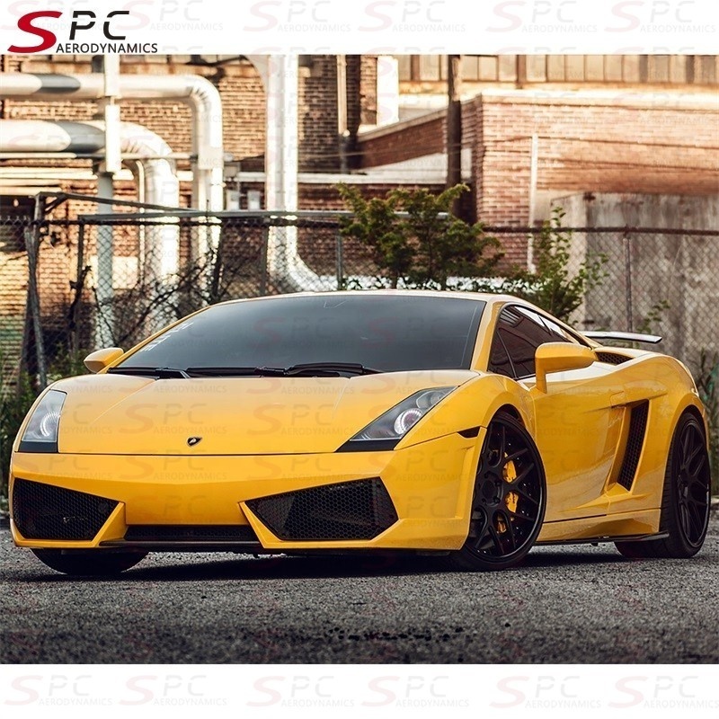 SPC LP570 Aerodynamic Body Kit For Lamborghini Gallardo 2003-2007 Front Bumper+Side Skirts+Rear Spoiler+Rear Diffuser Body Kit