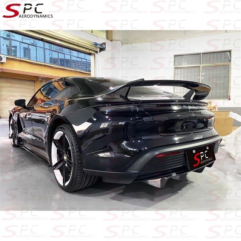 SPC Aerodynamic Body Kit For Porsche Taycan 2018-2022 Carbon Fiber Tuning Body Kit For All New Taycan Carbon Fiber Spoiler Kit