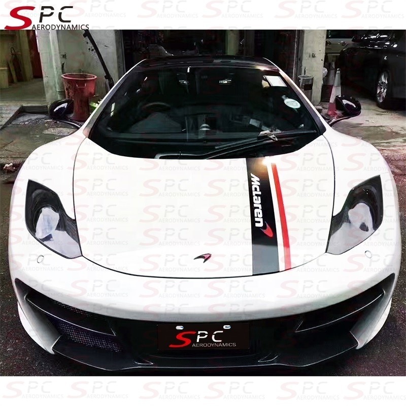 SPC RZ Body Kit for Mclaren MP4-12C Facelift Body Kit Front Bumper+ Side Skirts+Side Vents+ Rear Diffuser Kit for Mclaren 12C