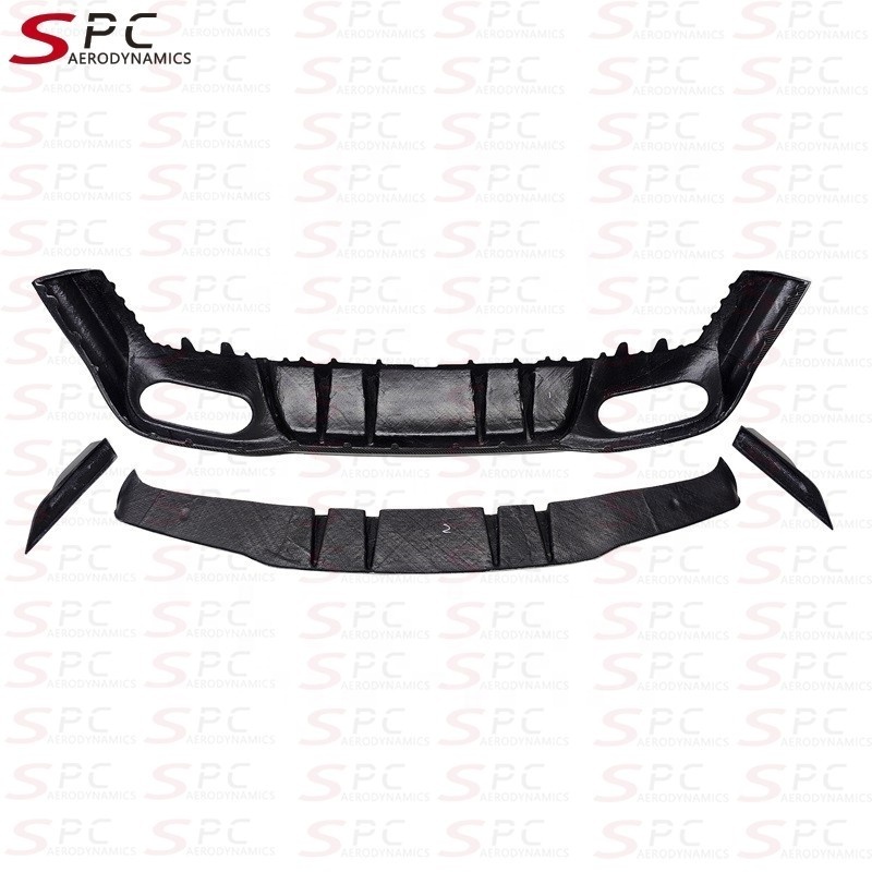 SPC Rear Diffuser For Benz A Class W177 A45 S 2018+ Carbon Fiber Rear Bumper Chin For Mercedes-Benz Rear Spoiler Car Accessories