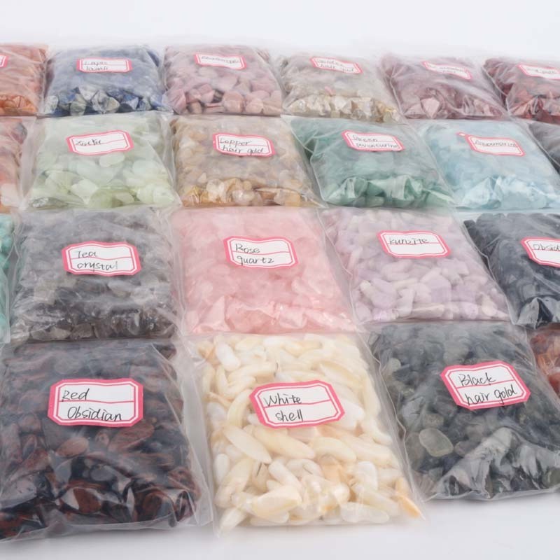 Hot sell natural polished crystal gravel crystal and gravel of all kinds for healing