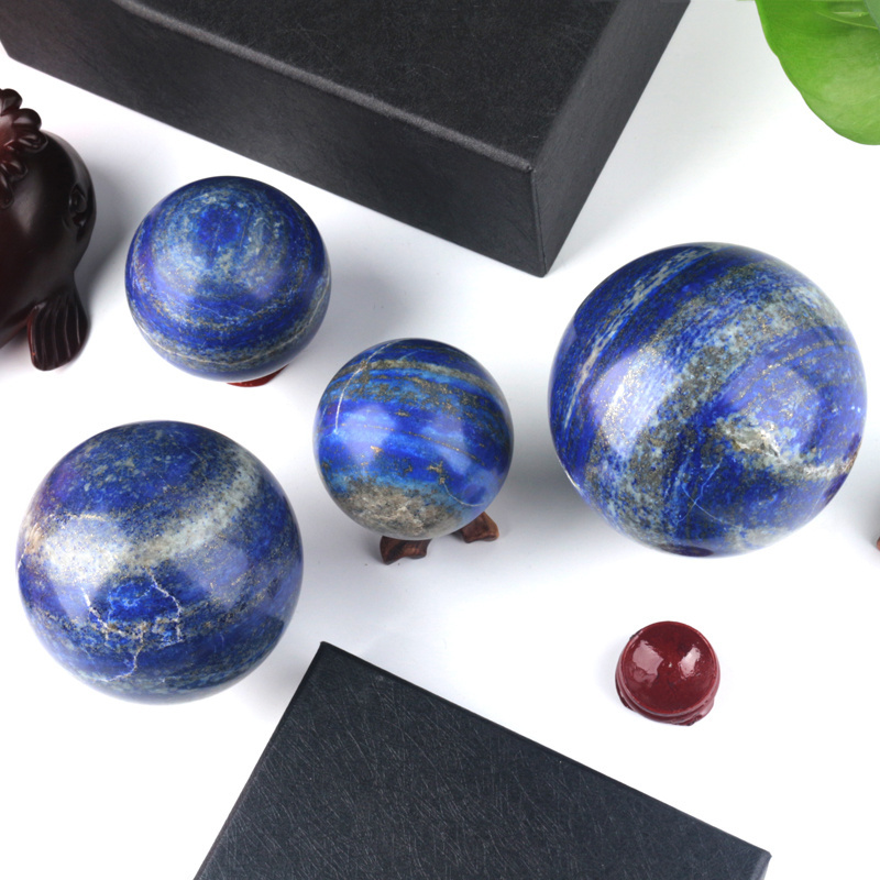 High Quality Natural Crystal Gem Ball Lapis Lazuli Sphere For Healing