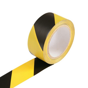 PE non-adhesive custom printing content safety warning black and yellow caution danger warning tape