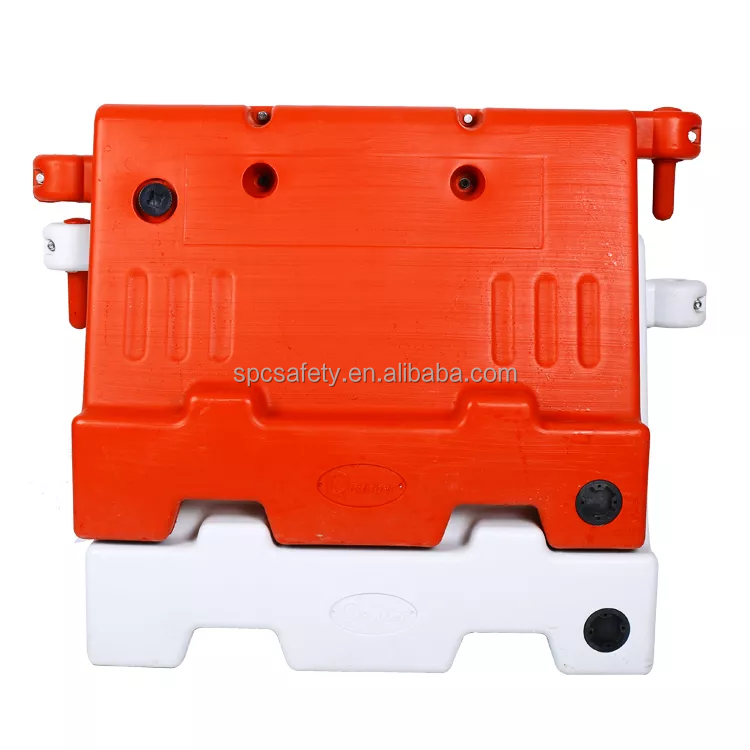 Vehicle control road construction parking divide water filled Jersey barricade Stackable plastic Traffic Safety Barriers