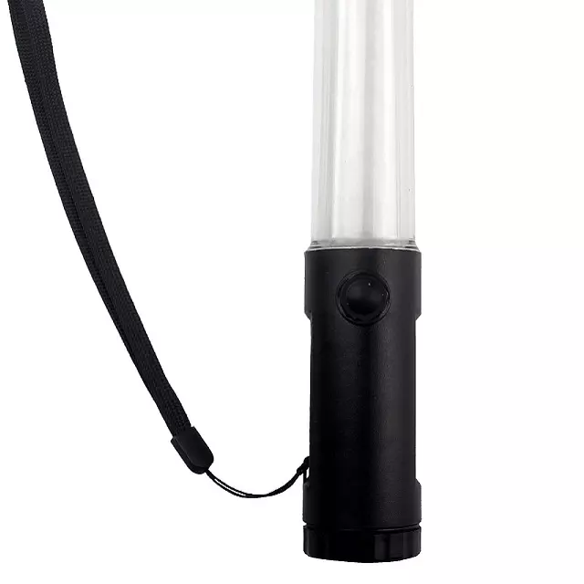 White 26cm Top Lighting Handheld LED Battery Traffic Signal Light wands outdoor Flashing warning safety Batons With Magnet