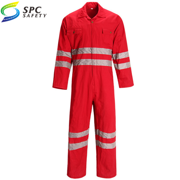 Construction Hi Vis Reflective Worker Coverall Fire Retardant Bule Boiler Uniform Safety Working Clothing