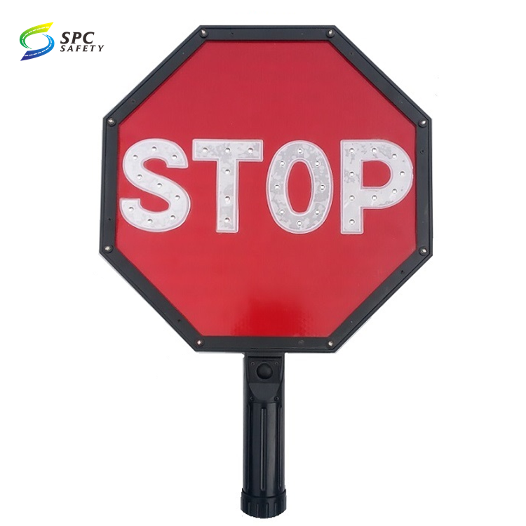 IP65 waterproof safety warning crosswalk traffic signal LED flashing light road crossing signage pedestrian signs