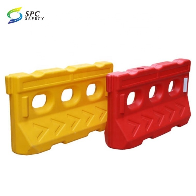 Highway Driveway sidewalk Street road construction water fillable safety divider barricade stacked Traffic plastic Barrier