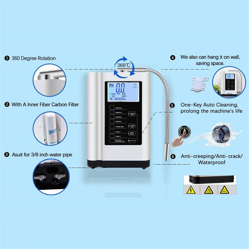 Alkaline water filter janpan technology  kangen water machine Alkaline ionized water machine