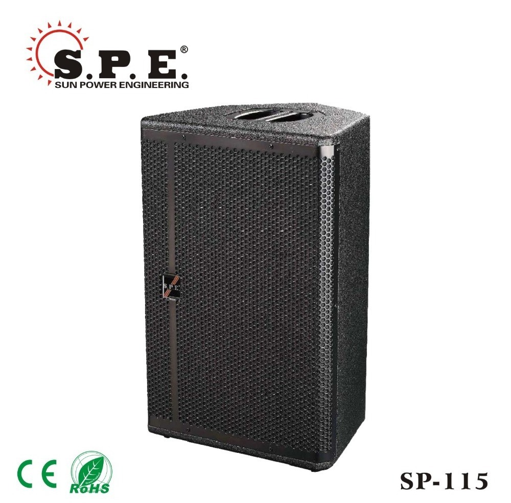 Active 15 inch Portable pa system active monitor speaker with full range model for Church sound system -SPE AUDIO SUB-115A