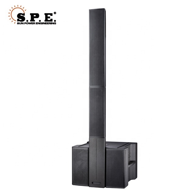 SPE  strong penetrating 6.5 inch active column speaker with class D amplifier 18 inch subwoofer for concert