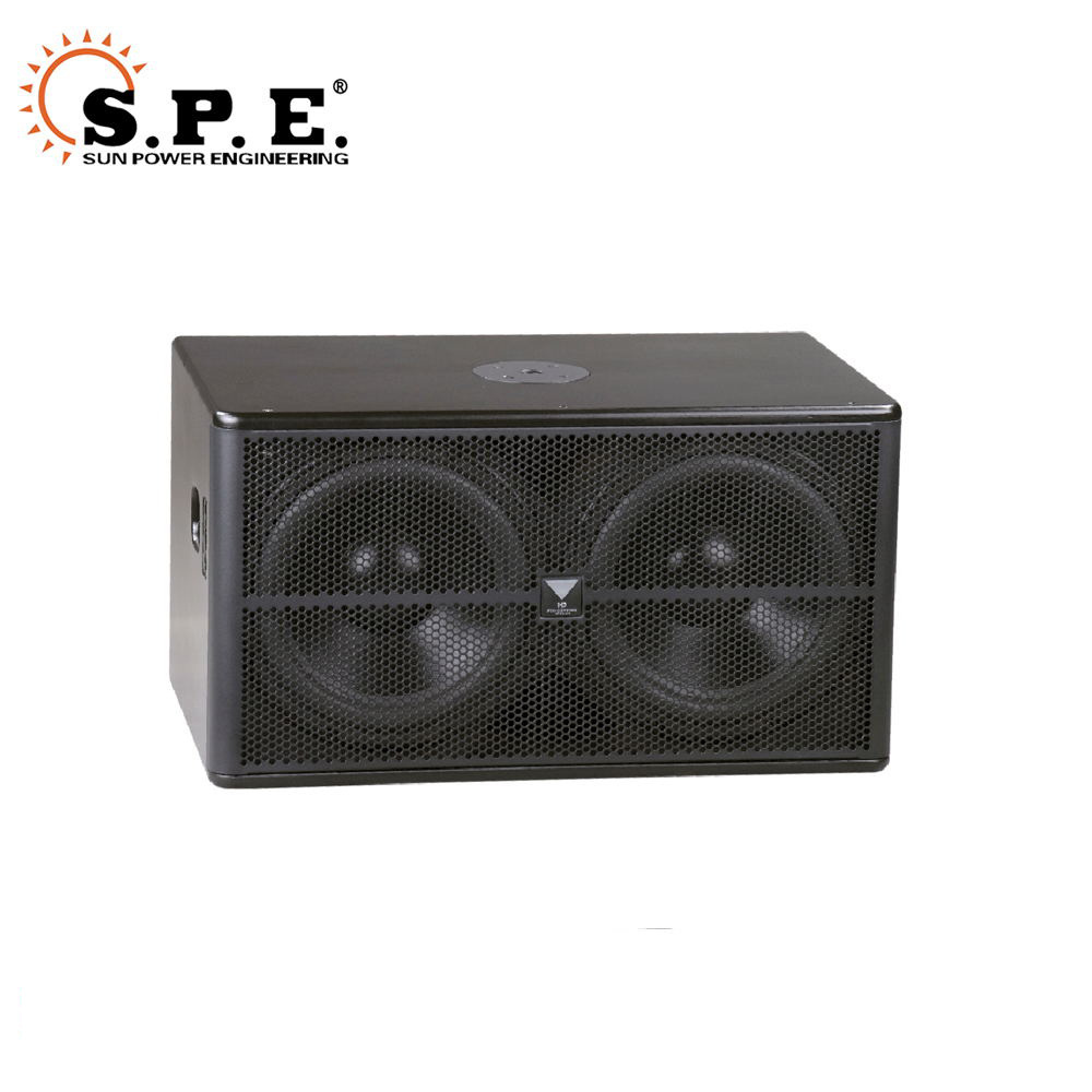 Professional high power dual 12 inch subwoofer full range speaker box design pro audio for night club professional sound