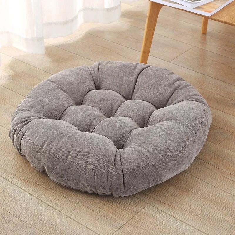 Wholesale Corduroy Floor Pillow Round Seat Cushion Floor Pad Meditation Cushion for Sofa Balcony