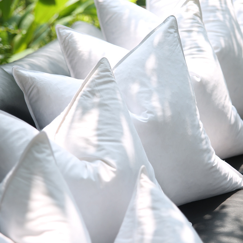 Pillow insert Sofa feather inner throw pillow core cushion White Duck Feather 4-6cm Cushions filler for bed Body Back