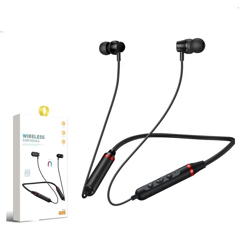 2023 new trending  In-ear  magnetic attract   Cheap sports neckband  wireless earphone &  headphones headsets   for android ios