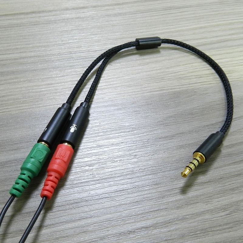 2 In 1 Cable Adapter Splitter 3.5mm Audio Earphone Headset To 2 Female Jack Headphone Mic Audio Cable For Mobile Phone