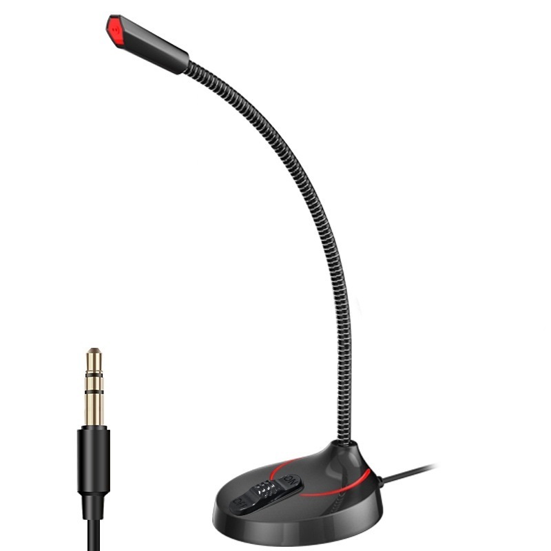 custom  Desktop Studio Office Speech Speakers Professional Audio Wired   table gooseneck Microphones For PC computer tablets