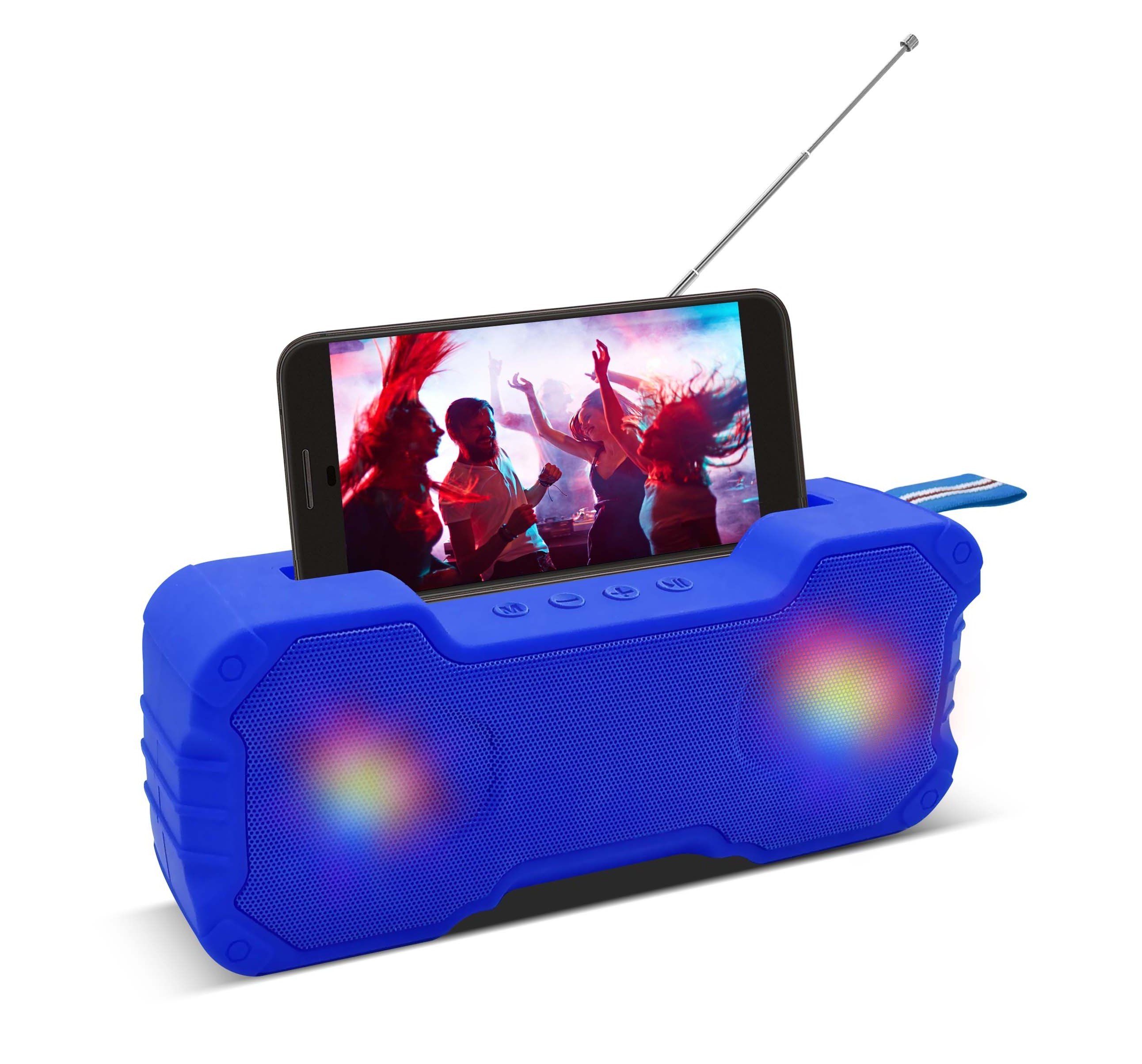 Portable Wireless Loudspeaker Sound System 10W stereo Music surround  Speaker with phone holder  for phones