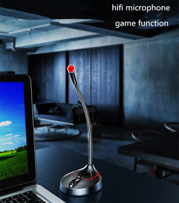 custom  Desktop Studio Office Speech Speakers Professional Audio Wired   table gooseneck Microphones For PC computer tablets