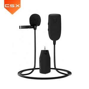 2024 NEW 2.4GHz Lavalier Mic Recording Teaching Broadcasting Wireless Mobile Phone Radio Microphone For Teachers