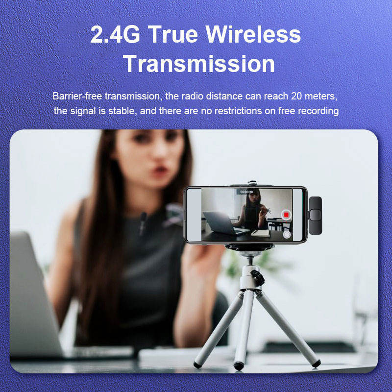 Dual K9 K8 2.4ghz Mini Lavalier Lapel Clip On Type C Usb And Mic Wireless Microphone for Mobile Android Phone Iphone IOS Ipad