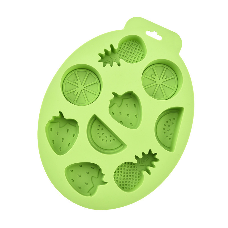 Cheap ice cube trays silicone mold creative Fruit shape silicone ice making Frozen Ice block mold