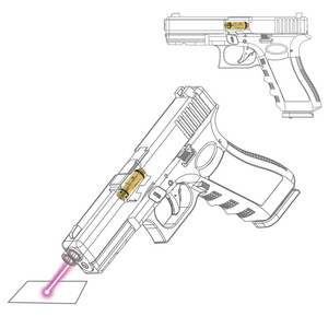 Dry Fire Training 9mm Laser Cartridge from Special Pie entrenamiento de tiro laser alta precision objetivo laser de bajo coste