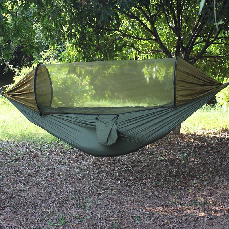 sp-285 New sunshade mosquito hammock parachute cloth swing second speed open multifunctional suspended tent