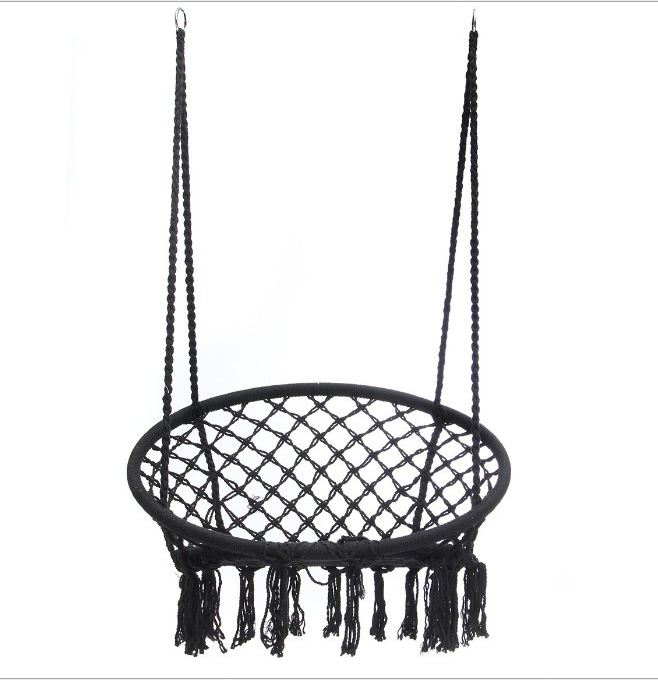 SPWE-3008 Macrame Round Shape Hanging Hammock Swing Chair For Garden Porch Home Hotel Wedding Indoor Outdoor Hand-woven Bohemian