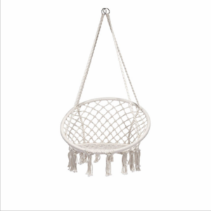 SPWE-3008 Macrame Round Shape Hanging Hammock Swing Chair For Garden Porch Home Hotel Wedding Indoor Outdoor Hand-woven Bohemian