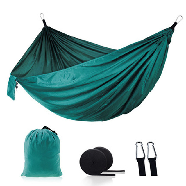 YWSPCE Camping/garden Hammock with Mosquito Net Outdoor Furniture Portable Hanging Bed Strength Parachute Fabric Sleep Swing