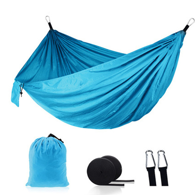 YWSPCE Camping/garden Hammock with Mosquito Net Outdoor Furniture Portable Hanging Bed Strength Parachute Fabric Sleep Swing