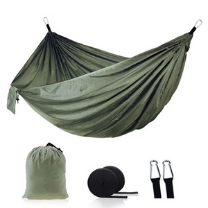 YWSPCE Camping/garden Hammock with Mosquito Net Outdoor Furniture Portable Hanging Bed Strength Parachute Fabric Sleep Swing