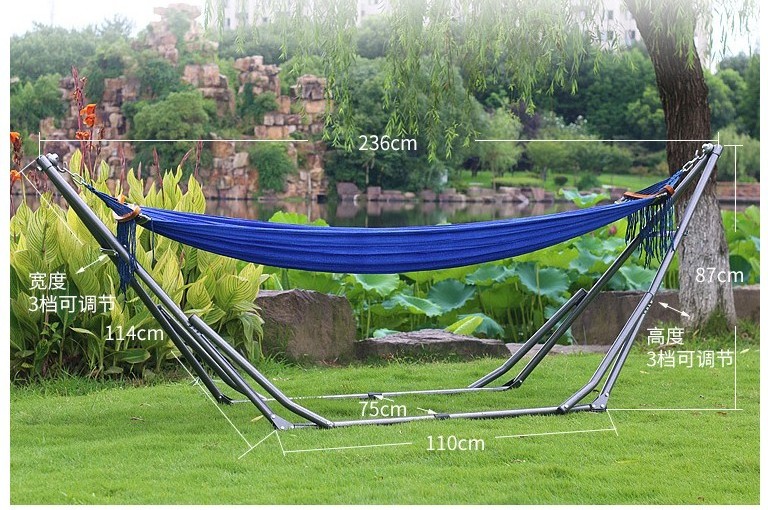 YWSPCE Hot Sale Portable Free Standing Hammock Chair Double Hammock with Stand