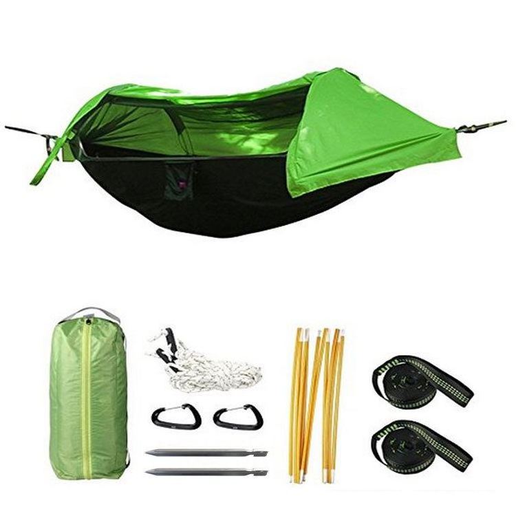 ZB-025 Waterproof Outdoor Traveler Flying Tent Hammock Camping Hammock with Rain Tarp Cover