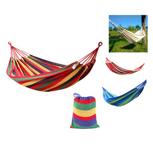 HA-001 Comfort Folding Easy Hanging Outdoor Beds Camping Canvas Travel Swing Backpacking Garden Hammock