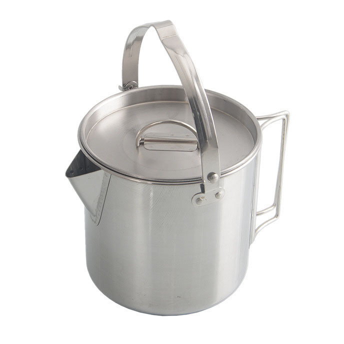 ZXH-020 Camping Coffee Teapot Hanging Pot Outdoor Portable Folding Stainless Steel Cookware Kettle Camping Water Kettle