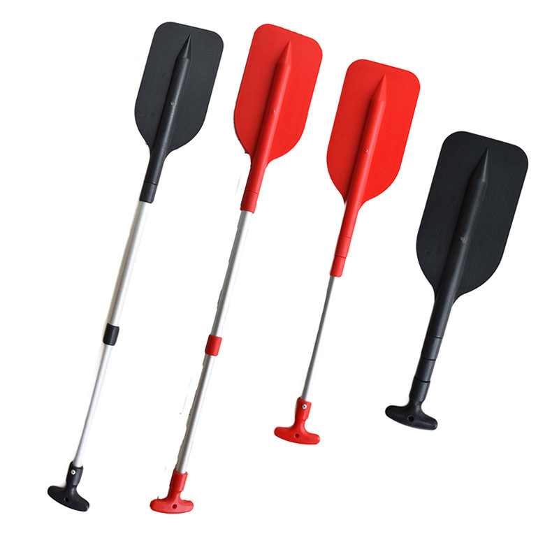 WS-004 Outdoor Aluminum Alloy T-handle Paddle Water Sports Telescopic Portable Kayaks Paddle