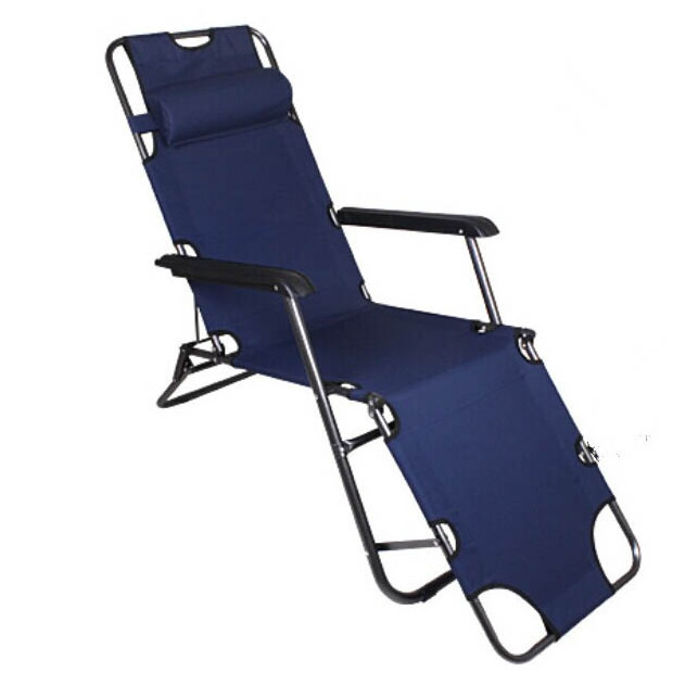 CHA-013 Wholesale Folding Pool Chair Beach Sun Lounger Recliner Chairs with Footrest