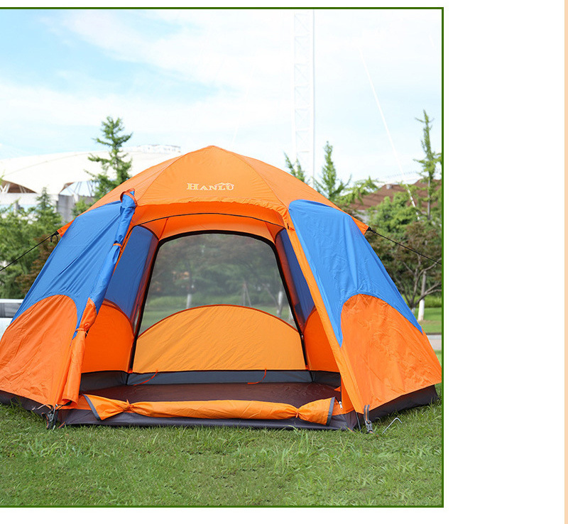 Outdoor automatic camping tent hiking family  tent easy set up foldable family  tent