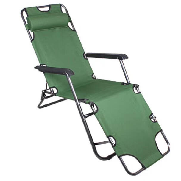 CHA-013 Wholesale Folding Pool Chair Beach Sun Lounger Recliner Chairs with Footrest