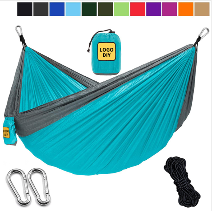 SPRA-331 Newest Design Manufacture Customized Logo Hammock Swing,portable parachute hammock