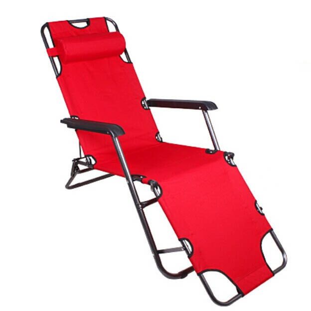 CHA-013 Wholesale Folding Pool Chair Beach Sun Lounger Recliner Chairs with Footrest