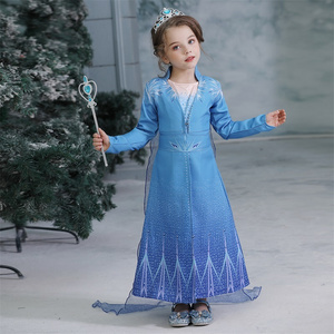 RTSWY-264  Girl Carnival Dresses Dress 2020  Elsa Snow Queen Dress Elsa Cartoon