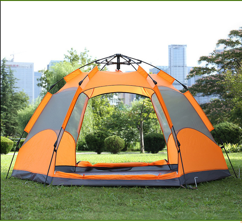 Outdoor automatic camping tent hiking family  tent easy set up foldable family  tent