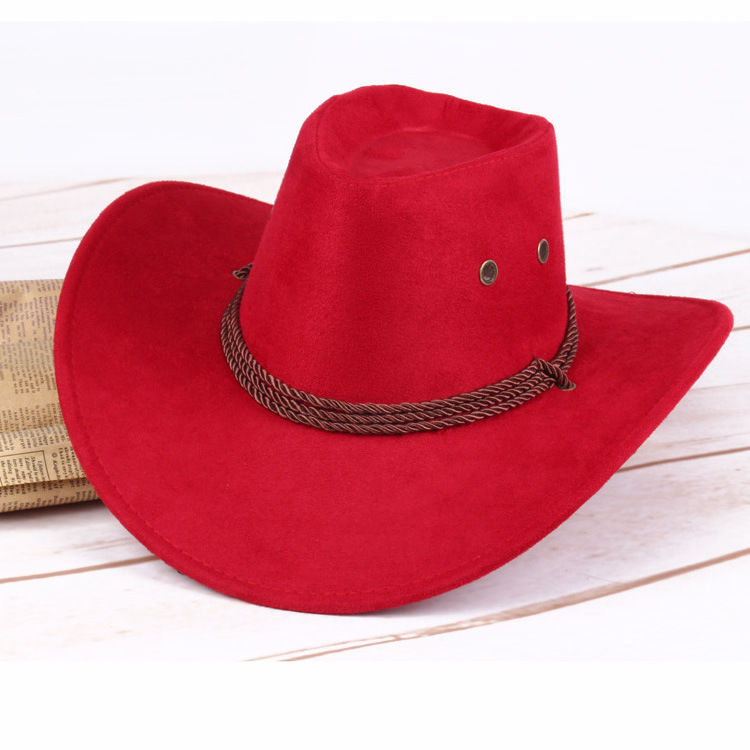 RTSWY-412 China factory wholesale logo OEM mens cowboy hat