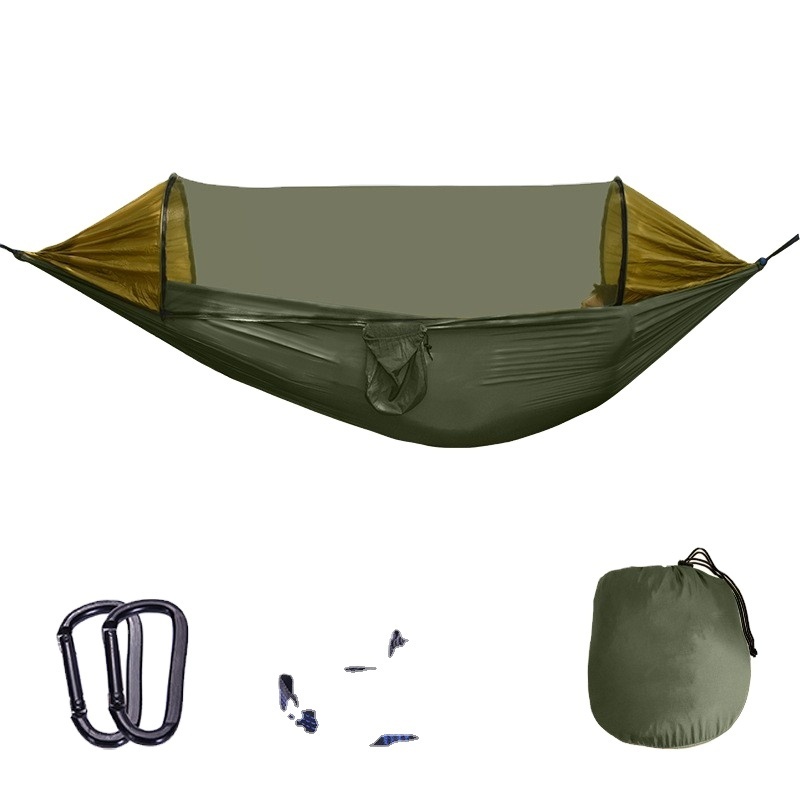 sp-285 New sunshade mosquito hammock parachute cloth swing second speed open multifunctional suspended tent