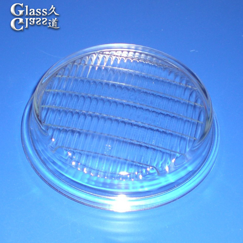 Molded soda lime glass led optical lens Glass shade cover