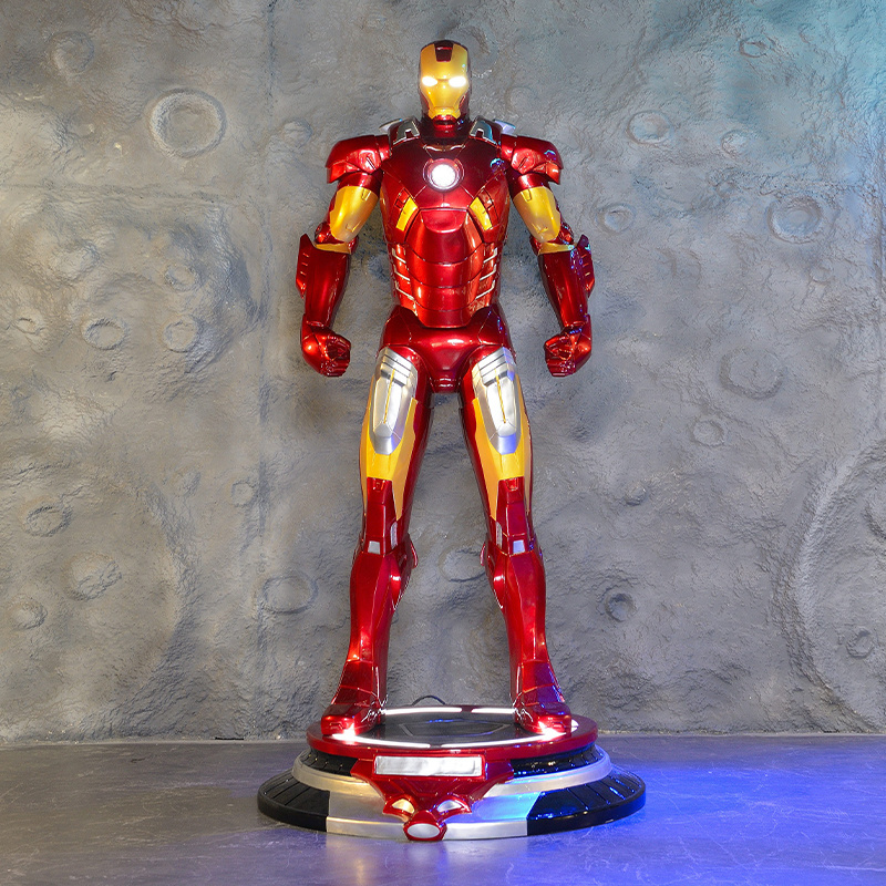 Hot Sale Life Size Iron Man Movie Action Figure Statue Sculpture Iron Man Life Size Anime Statue